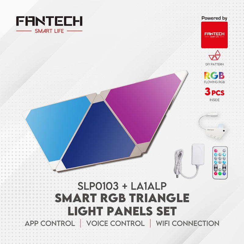 Fantech SMART RGB TRIANGLE LIGHT PANELS SLP0103 Fantech SMART RGB TRIANGLE LIGHT PANELS SLP0103